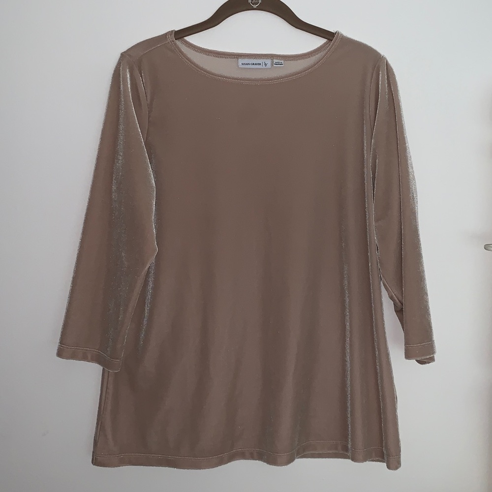 Susan Graver Velvet Shirt